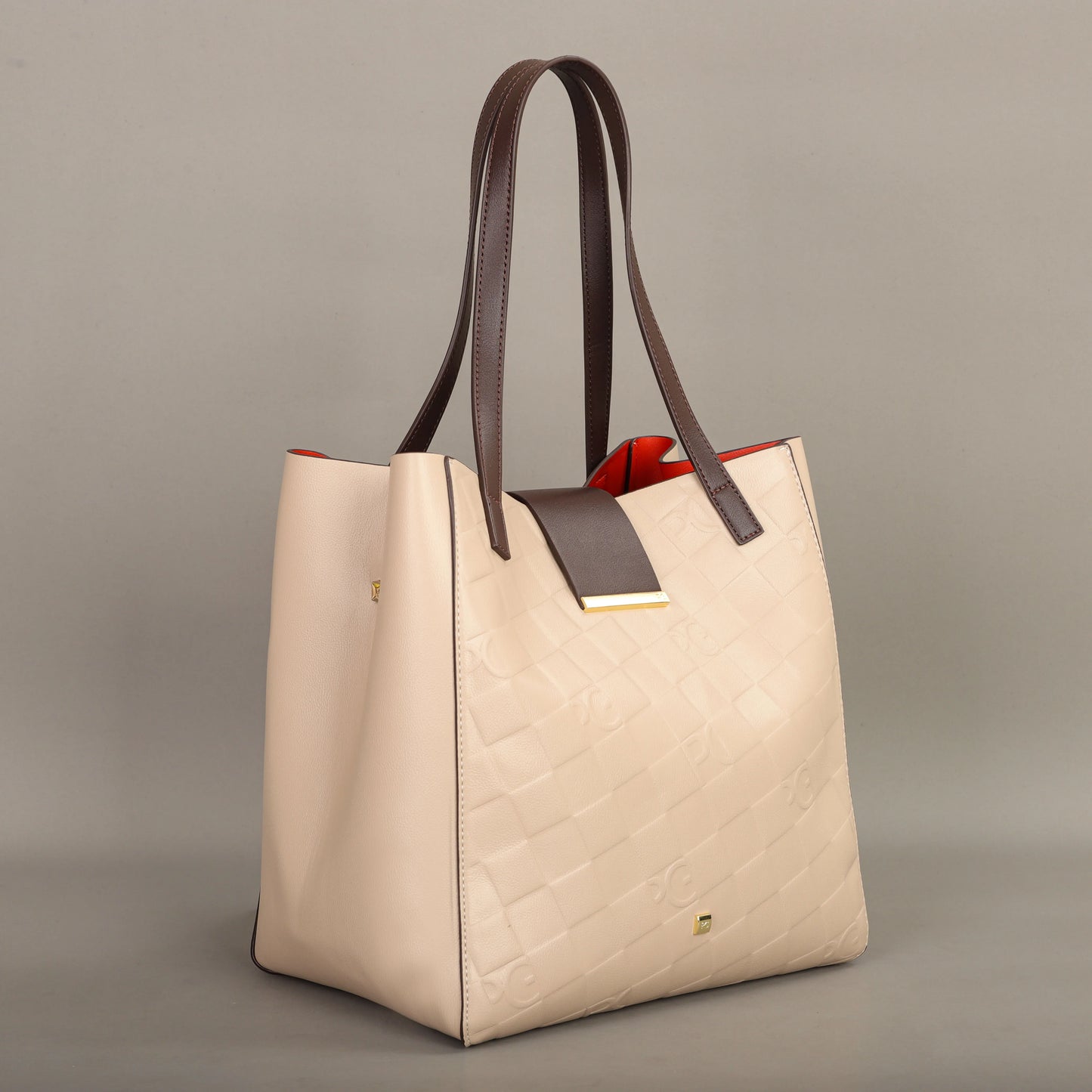 PG Lady Light Luxury High-End Design Large Capacity 2025 New Fashion PU Artificial Eco-Friendly Leather Single Shoulder Bag