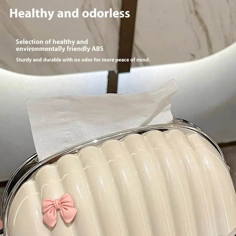 E65B Marshmallows Rabbit Design Tissue Box Paper Dispenser Great For Children's Rooms.