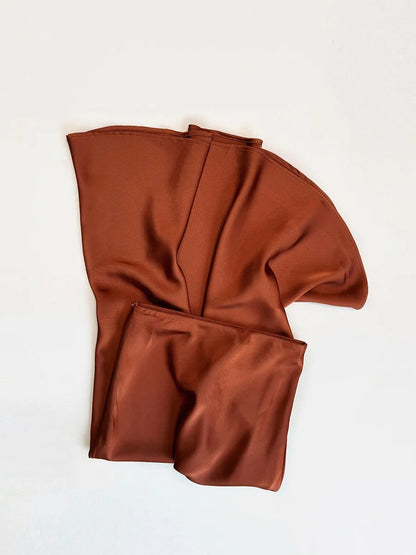 French Style Chic Women's Acetic Acid Satin Flowy High Waist Hip Hugging Skirt for Spring/Summer Fishing Tail Skirt A-line Skirt