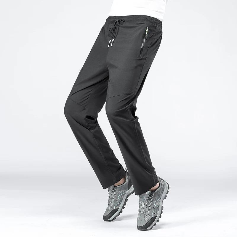 Elastic Waist Jogger Sweatpants Men Casual Classic Sport Men's Pants Quick Dry Straight Trousers Breathable Plus Size 4XL 5XL.