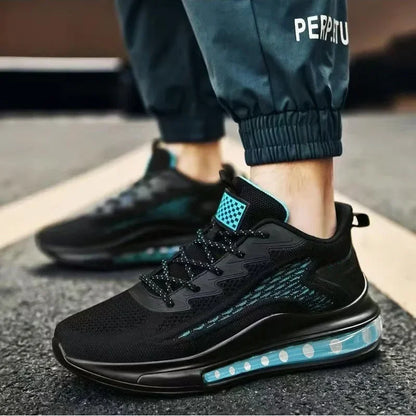 Men's Casual Air Cushion Running Shoes Spring and Autumn New Lightweight Mesh Casual Shoes Anti-Slip Shock Absorbing Sports Shoe.