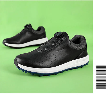 Breathable Luxury Golf Shoes Men Comfortable Outdoor Spikeless Golf Sport Training Sneakers Non-Slip Waterproof Walking Footwear.