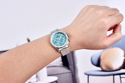 PAGANI DESIGN 2025 New Moon Watch Retro Luxury Quartz Watches For Men Stainless steel Luminous waterproof Sport Chronograph Man