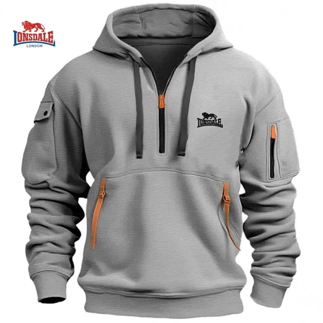 2024 Autumn Winter High Quality Dropped Shoulder Hooded Sweatshirt Men's Women's Plus Size Loose Pullover Fashion Sweatshirt