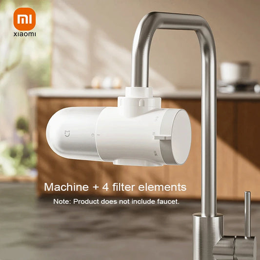2024 New XIAOMI Mijia Faucet Water Purifier 2 Household Kitchen Tap Visible Water Filter Activated Carbon Percolator System.