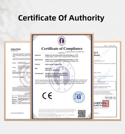 Intelligenter Toilettensitzbezug – wasser- und energiesparend, sofortige Erwärmung, selbstreinigend, LED-Nachtlicht, effizienter, hygienischer Badezimmerdeckel