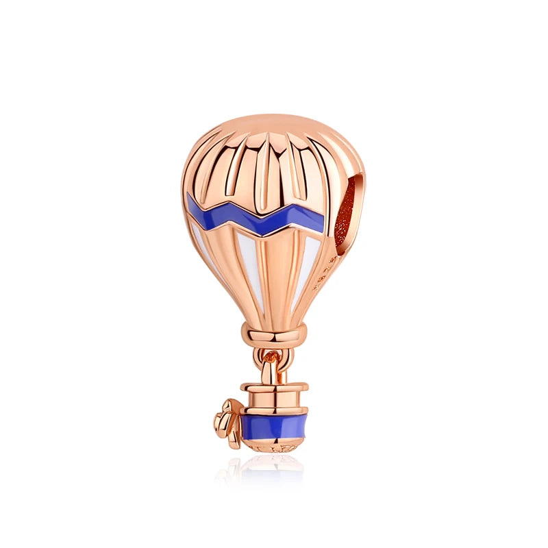 Original 925 Sterling Silver Charms Love Travel London Bus Suitcase Paris Beads Fit Brand Bracelets Necklaces Women DIY Jewelry.