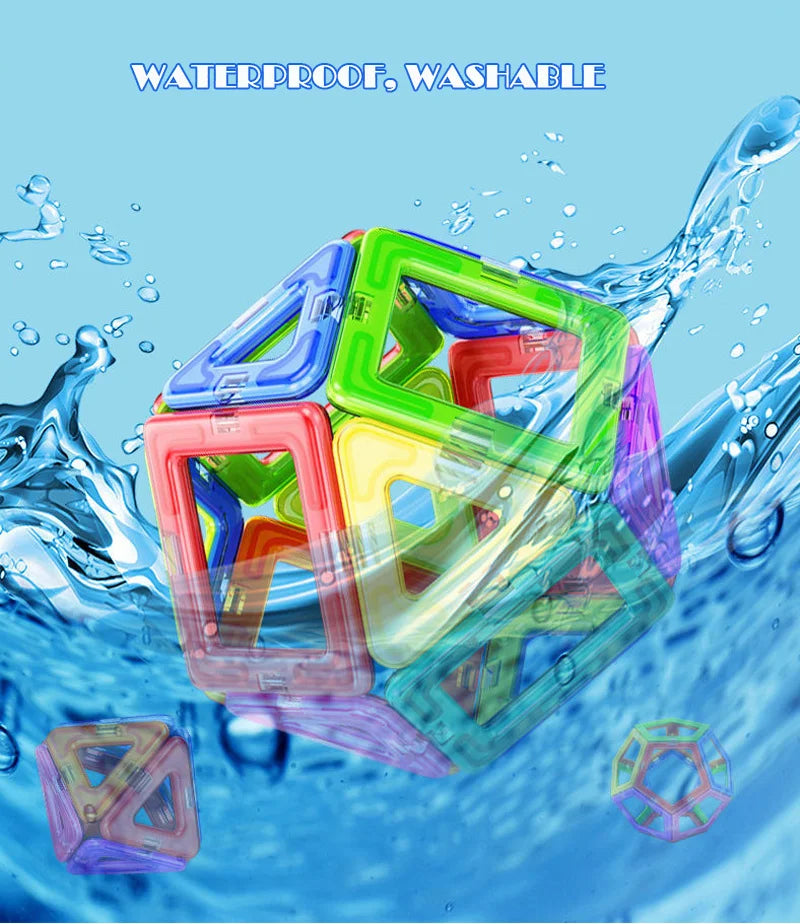 1pcs Big Size Magnetic Designer Magnet Building Blocks Accessories Educational Model Constructor Toys For Children Gifts.