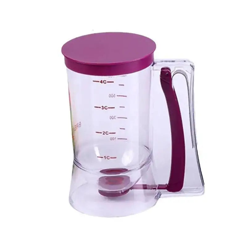 Hand-Held Batter Dispenser For Cupcakes Easy-To-Use Batter Dispenser And Butter Separator With Measuring Labels Kitchen.