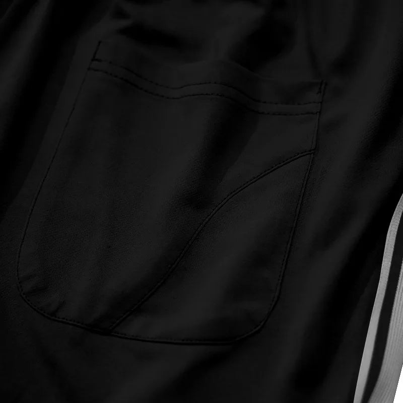 American-style best-selling thin, sporty, casual, simple, trendy, loose, wide-leg jogging long pants for men.