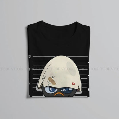 Criminal Man's TShirt Calimero Cartoon Animation O Neck Short Sleeve 100% Cotton T Shirt Funny Top Quality Birthday Gifts.