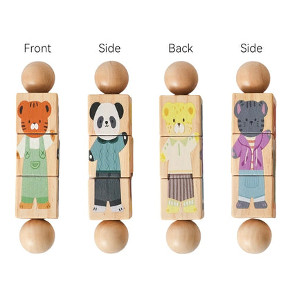 Baby Wooden Rotating Jigsaw Puzzle Hand bell Toy Baby Mobile Musical Rattle Toy Montessori Puzzle Game For Babies Newbaby Gift.