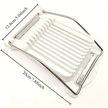 Multifunctional Luncheon Meat Slicer Stainless Steel Fruit Slicer Household Egg Hot Dog Cheese Slicer Kitchen Tools.