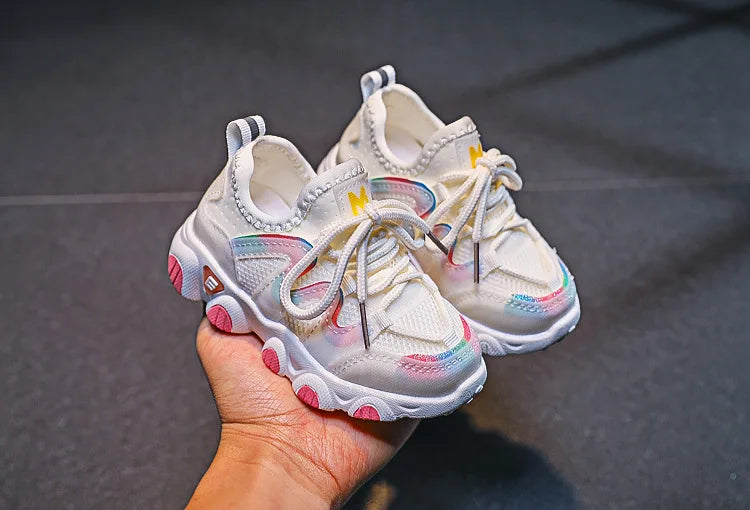 Children's Sports Shoes for Toddlers Boys Girls Little Kids Running Sneakers Air Mesh Breathable Soft Fashion Classic Casual New.