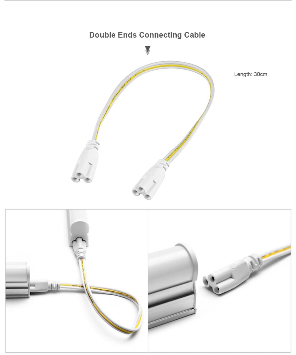 1.64FT T5 Light Bulbs Tube led 220V 110V 230V 50CM with Switch Power Cord Bar Lamp Kitchen Ceiling Home Decoration ampolleta led.