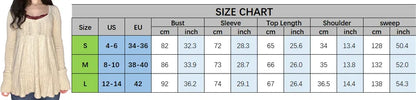 2000er Jahre Vintage Langarm Babydoll Strickpullover Tops Cottage Milkmaid Pullover Ästhetische Grunge Y2k Strickwaren T-Shirts Damen