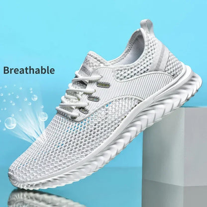 Sommer Herren Sneakers atmungsaktive und leichte Herren Casual Tennis Sneakers Hollow Mesh Herren Laufschuhe Tenis Masculino