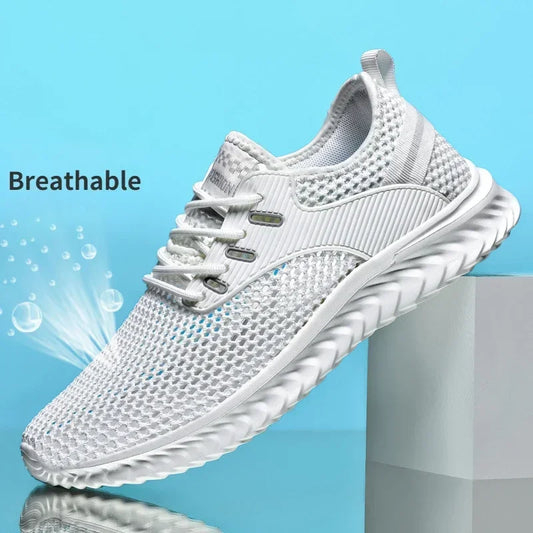 Sommer Herren Sneakers atmungsaktive und leichte Herren Casual Tennis Sneakers Hollow Mesh Herren Laufschuhe Tenis Masculino