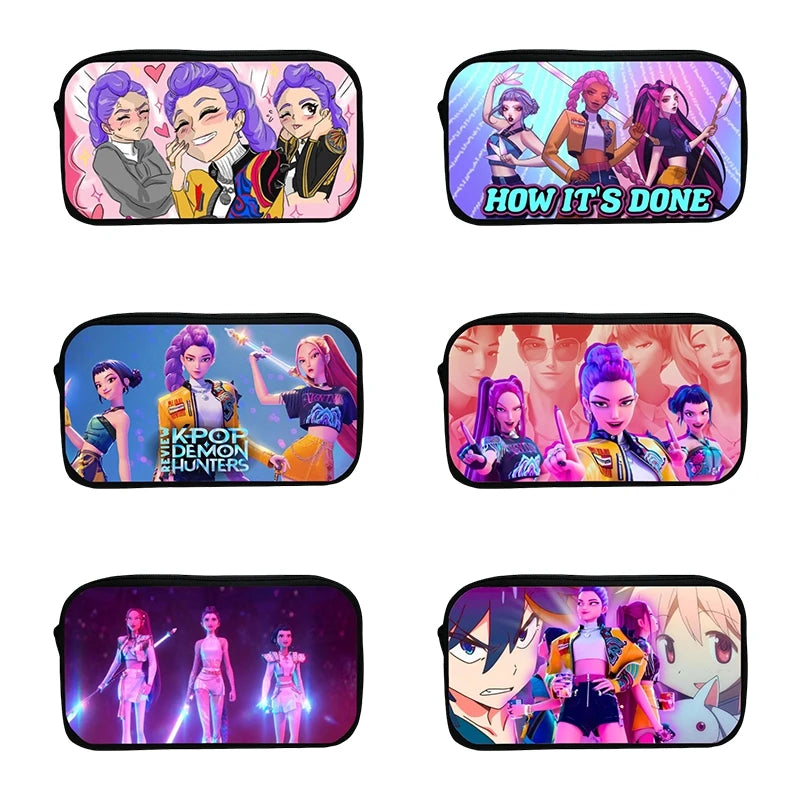 Kpop Demon Hunter Federmäppchen Cartoon Huntrix Federmäppchen Student Stiftetui Schule Schreibwaren Box.