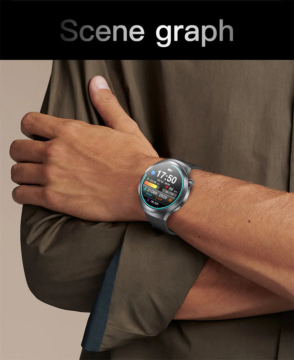 2025 New For HUAWEI Uric Acid Blood Pressure Blood oxygen Body Analysis Smart Watch ECG+PPG Clock Bluetooth call Smart watch Men