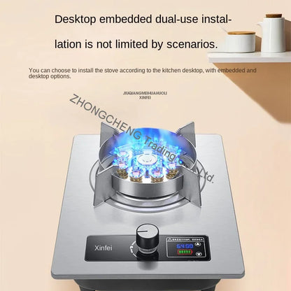 7kw Gas Cooktop Single Stove Household Liquefaction Gas Stove Single Coal Desktop Embedded Single Gas Stove 4.5 KW/5.2kw/