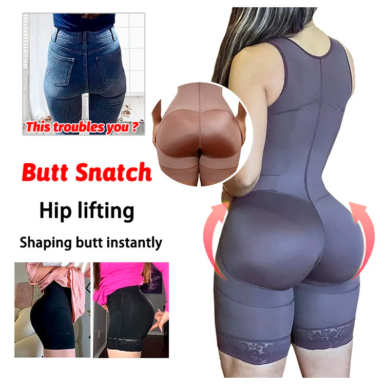 Slimming Fajas Girdles Colombian Shaper Compression Corset Corrective Sheath Tummy Control Bodysuit Butt Lifter Women Shapewear.