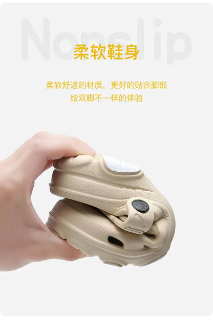 3-12y Kids Mules & Clogs Summer Boys Girls Sandals Cartoon 6 Colors Non-slip Comfortable Beach Slippers Children Garden Shoes 24.