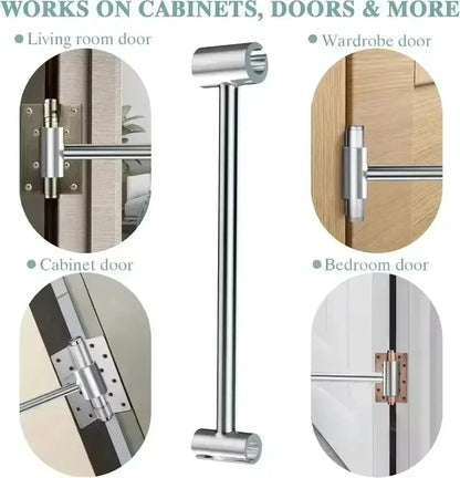 Doppelseitiges Scharnier-Einstellwerkzeug Reparaturschlüssel für Türen Schränke Möbel Haushalt mit Rundbolzen langlebige praktische Handwerkzeuge ideal für Zuhause Werkstatt zeitsparend multifunktional und robust