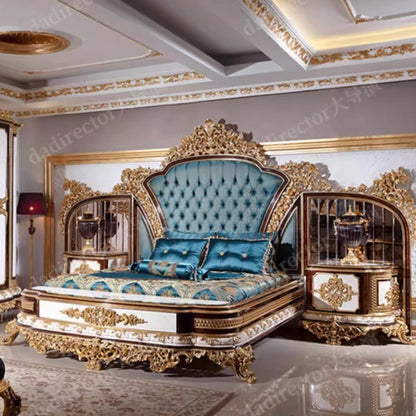 Europäische Prinzessin Bett Schlafen Ästhetik Hochzeit Hohe Qualität Erwachsene Ungewöhnliche Designer Bett Schlafzimmer Mode Muebles Möbel