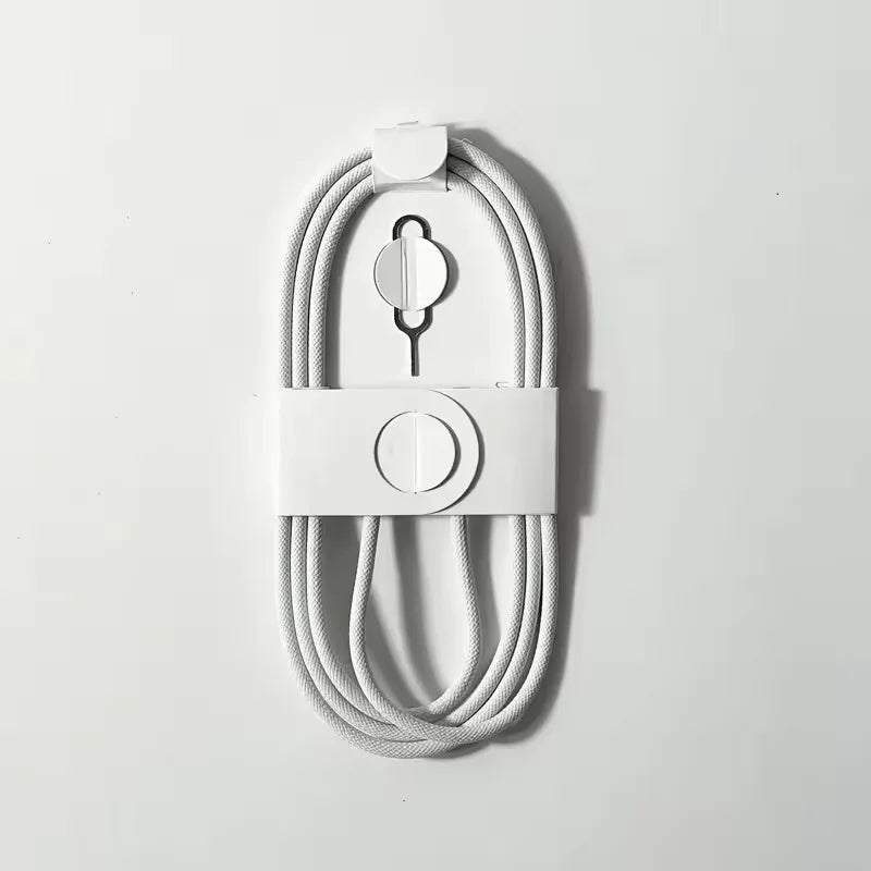 1-50Pcs 60W USB C to Type C Weaving Cable For Apple iPhone 11 12 13 14 15 16 Pro Max Plus Fast Charging Cable Phone Accessories.