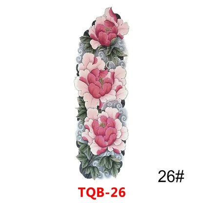 16 Designs Full Arm Temporary Tattoo Sleeve Waterproof Tattoos For Cool Men Women Tattoos Stickers On The Body Art #272596.