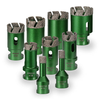 6–130 mm M14-Gewinde, trocken, vakuumgelöteter Marmor, Mauerwerk, Lochsäge, Öffner, Diamantbohrkrone für Keramikfliesen, Granit, Marmor