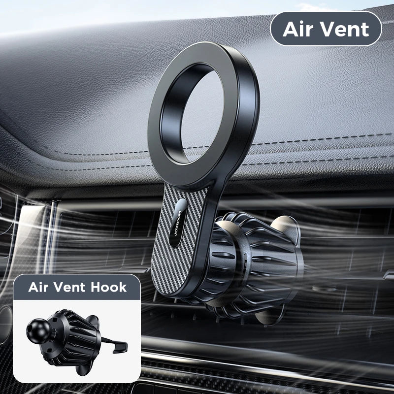 Joyroom Magnetic Car Phone Holder Universal Strong Car Air Vent Phone Mount Compatible with iPhone Samsung LG Google Pixel, etc.