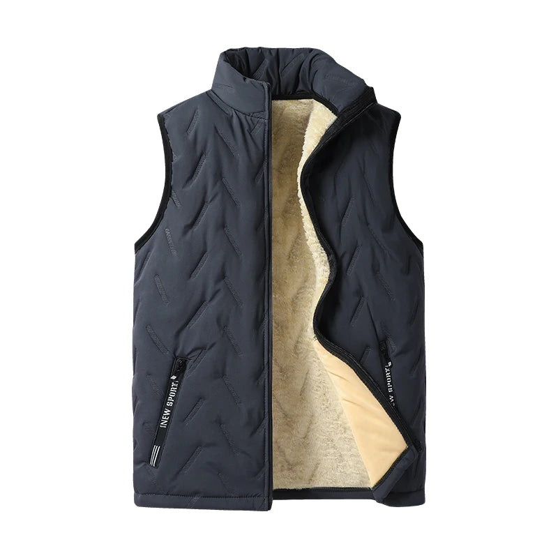 7XL Men Winter Brand Warm Waistcoat Vest Mens Casual Autumn Outwear Vests Outfits Fashion Thicken Sleeveless Jacket Vest Male.