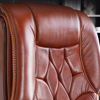 Business Leder Büro Computer Stuhl Liege Verstellbare Rückenlehne Executive Rotierenden Stuhl Massage Computer Büro Möbel