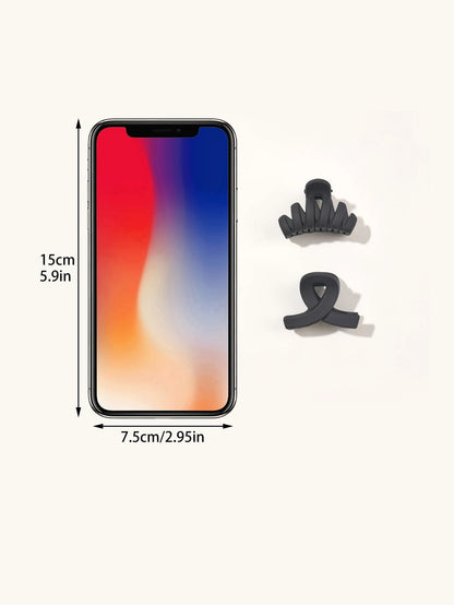 10 Pcs Pink Small Claw Clips Set,Matte Tiny Flower Jaw Clips for Women Girls,5 Style Nonslip for Thin Medium Fine Hair