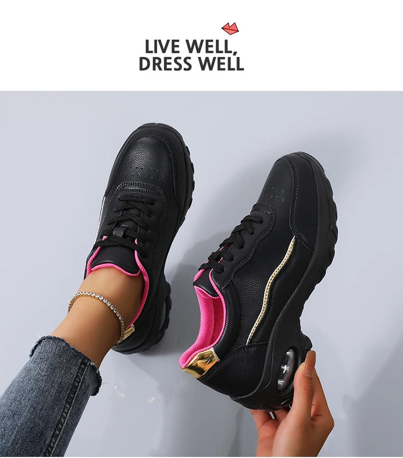 Shoes for Women Platform Casual Sneakers Designer Brand Luxury Women Walking Shoes Wedges Chunky Hiking Woman Sports Shoes 2024