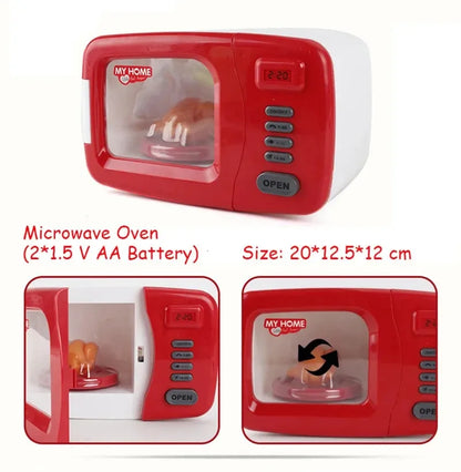 Kitchen Appliances Toys Toy Kitchen Set for Kids Play Kitchen Doll House Accessories Blender Coffee Maker Machine Mixer Toaster.