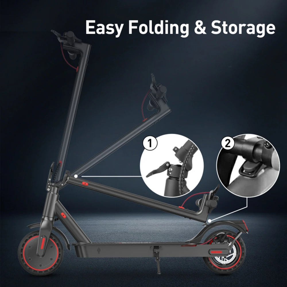 iScooter i9 Foldable Adult Electric Scooter E-Scooter 25 KM/H Electric Kick Scooter 350W Skateboards 42V 7.5Ah Kickboard.