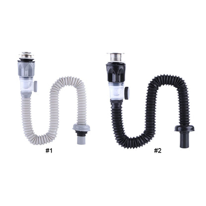 Universal Waschbecken Abflussrohr Set Versenkbare Deodorant Kanalisation Entwässerung Wasser Schlauch Waschbecken Abtropffläche Badezimmer Küche Zubehör