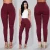 2021 NEW HOT SALE Women Denim Skinny Jeggings Pants High Waist Stretch Jeans Pure Color Slim Pencil Trousers боди женское.