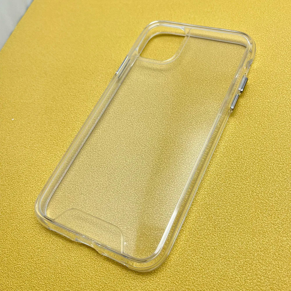 Clear Transparent Case For iPhone 11 Case for iPhone 11 pro max Cover Anti drop hard half pack for iPhone 11 pro Cases.