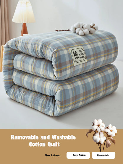 nordic quilt cotton 100% double bed comforters winter comforters King size duvet 220x240 cm winter Plaid comforter queen single.