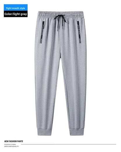 Men's Plus Size M-8XL Casual Loose Sports Pants Straight Leg Harlan Long Trousers Spring Autumn Long Pants Male Clothing 145KG.