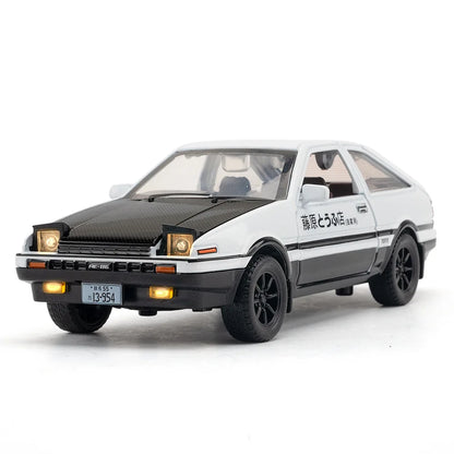 1:32 Simulation AE86 Metal Alloy Toy Car Diecasts Toy Vehicles Decoration Model Miniature Christmas Gift Toys For Children Boy