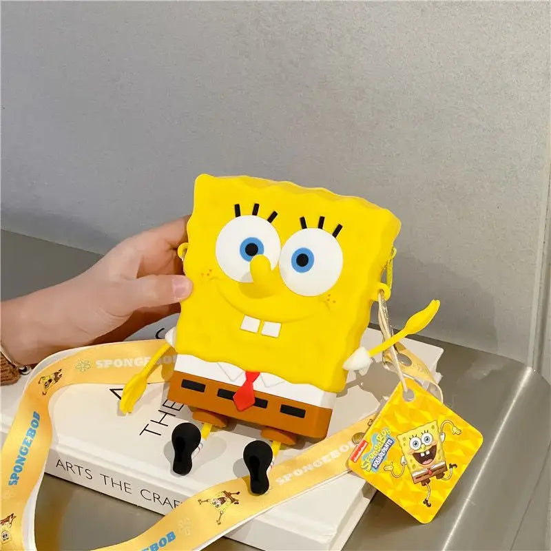 New Original cartoon SpongeBob SquarePants Kids Shoulder Bags Girl and Boys Cute gift Bag