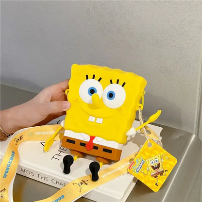 New Original cartoon SpongeBob SquarePants Kids Shoulder Bags Girl and Boys Cute gift Bag