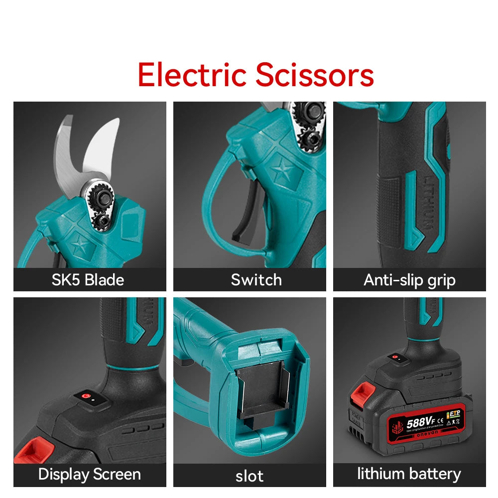 ONEVAN 3500 W Bürstenlose Teleskopstange Elektrische Kettensäge 3-IN-1 Hohe Zweig Schere Garten Beschneiden Werkzeug für 21 V 18 V Batterie