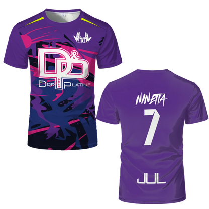 New Summer Maillo Jul T-shirt Youth Training Breathable Quick Drying Football Jersey Men's Custom Outdoor Sports Tops Fan Gifts.