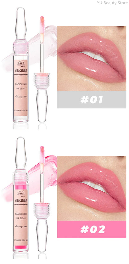 6 Colors Lip Plumping Gloss Instant Lip Plumper Extreme Volume Serum Oil Moisturizing Sexy Plump Lips Korean Makeup Products.